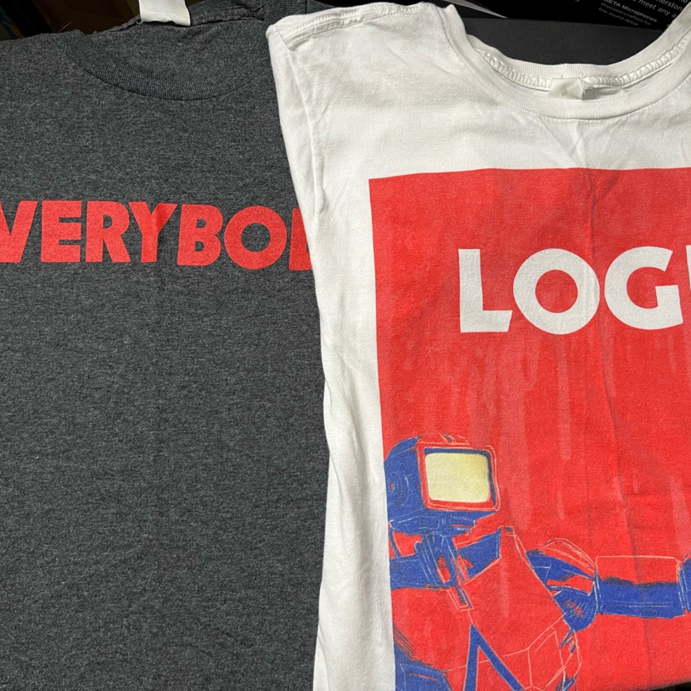 (2) LOGIC rapper Shirts XS & Small LOOK